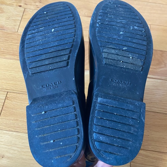 Coach navy with belt rain boots - Picture 4 of 7